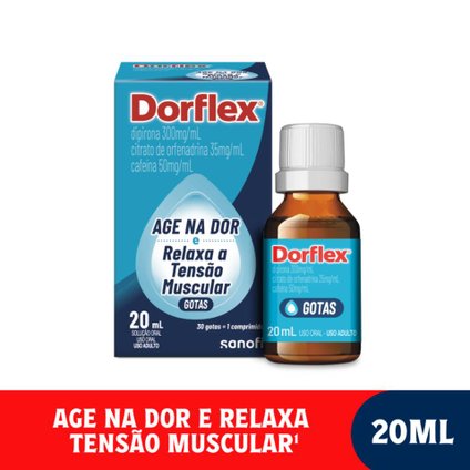DORFLEX ANALGÉSICO E RELAXANTE MUSCULAR GOTAS 20ML