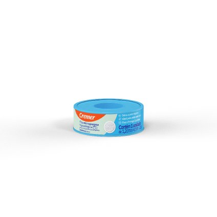FITA MICROPOROSA CREMER HIPOALERGENICO 1,2X4,5