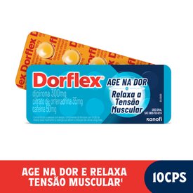 DORFLEX ANALGÉSICO E RELAXANTE MUSCULAR 10 COMPRIMIDOS