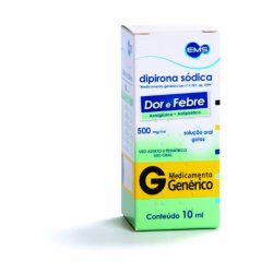 Dipirona Sódica 500mg/ml 10ml Ems Genérico G