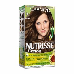 Tintura Garnier Nutrisse  50  Amêndoa Castanho Claro