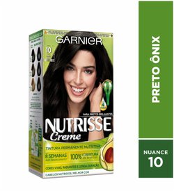 Tintura Garnier Nutrisse 10 Preto Ônix
