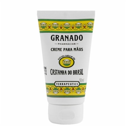 CREME PARA MÃOS GRANADO TERRAPEUTICS CASTANHA 50ML