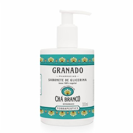 SABONETE LÍQUIDO GRANADO TERRAPEUTICS CHÁ BRANCO 300ML