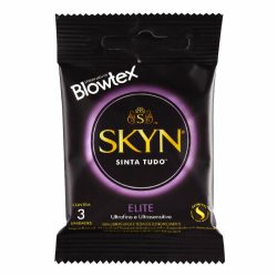 Kit Na Compra De 3 Preservativos Blowtex Skyn, Ganhe A De Menor Valor