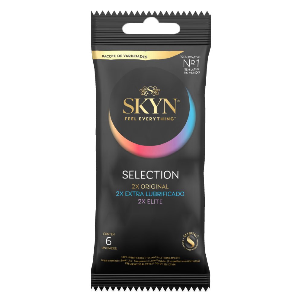 Preservativo Blowtex Skyn Selection Com 6 Unidades