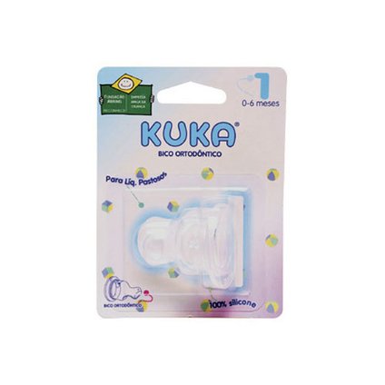 Bico Kuka Ortodôntico Silicone 0 A 6 Meses - PanVel Farmácias