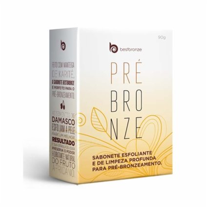 SABONETE ESFOLIANTE PRE-BRONZE BESTBRONZE 90G