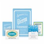 Kit Premium Glicerina Comemorativo Sabonetes 90g+3x100g