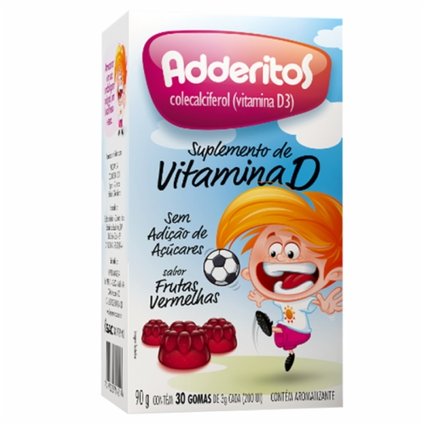 ADDERITOS COM 30 GOMAS