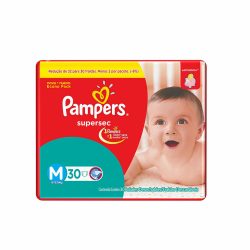 Fralda Pampers Basica M C/30 Econ
