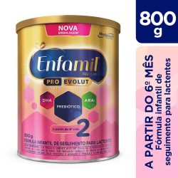 Fórmula Infantil Enfamil Premium 2 Lata Com 800g
