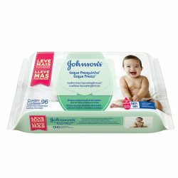 Lenços Umedecidos Johnsons® Baby Toque Fresquinho® 96 Unidades