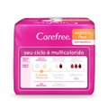 PROTETOR DIÁRIO CAREFREE TODODIA FLEXI SEM FRAGRÂNCIA 15 UNIDADES