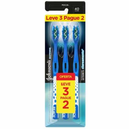 KIT ESCOVA DENTAL JOHNSON'S REACH WHITENNING MACIA L3P2