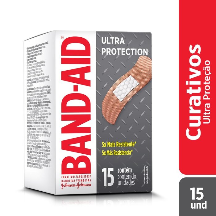 Curativos Band Aid Ultra Protection Com 15 Unidades PanVel Farmácias