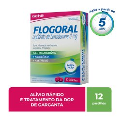 Flogoral Cereja 12 Pastilhas