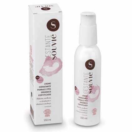 CREME HIDRATANTE PARA PERNAS E PES ORGANICO CERTIFICADO  SOUVIE 150ML