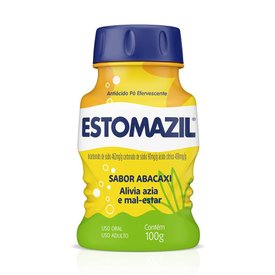 ESTOMAZIL PÓ EFERVESCENTE SABOR ABACAXI FRASCO 100G