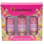 Kit Organica Hidratante-Sabonete Liquido-Body Splash Framboesa E Orquidea