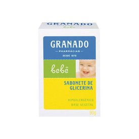 SABONETE DE GLICERINA EM BARRA GRANADO BEBÊ TRADICIONAL 90G