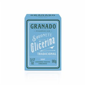 SABONETE DE GLICERINA EM BARRA GRANADO TRADICIONAL 90G
