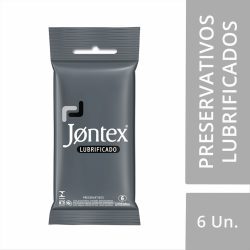 Preservativo Jontex Lubrificado De Bolso C/ 6