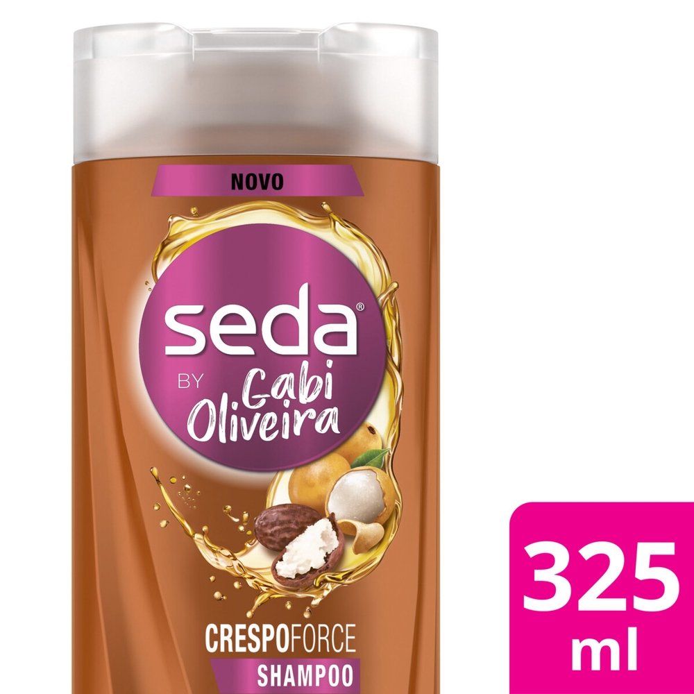 Shampoo Seda Crespo Force by Gabi Oliveira Frasco 325ml - giassi - Giassi  Supermercados