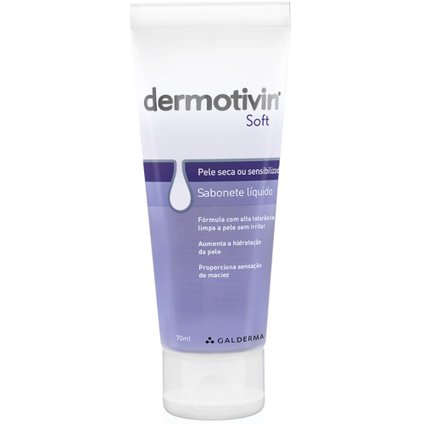 SABONETE LÍQUIDO DERMOTIVIN SOFT 70ML