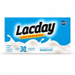 Lacday Enzima Lactase 10.000u.fcc 30 Comprimidos Mastigáveis