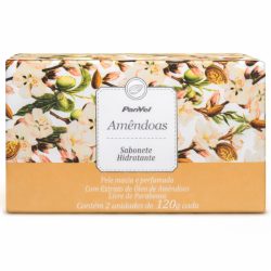 Sabonete Hidratante Panvel Amêndoas C/ 2 Unidades 120g