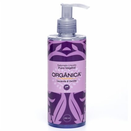 SABONETE LIQUIDO VEGETAL ORGANICA LAVANDA  VANILA 250ML