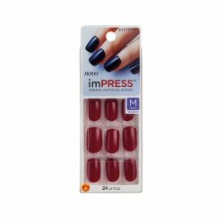 Unhas Postiças Autodesivas Impress Message Me Tamanho Médio