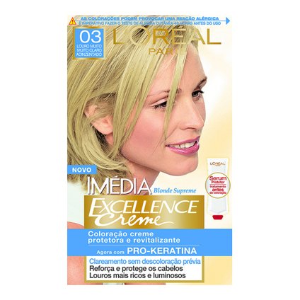 COLORAÇÃO 03 LOURO MUITO CLARO ACINZENTADO - IMÉDIA