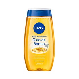 SABONETE LÍQUIDO CORPORAL NIVEA ÓLEO DE BANHO COM 200ML