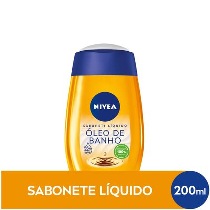 Sabonete Líquido Corporal Nivea Óleo De Banho Com 200ml