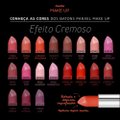 BATOM PANVEL MAKE UP CREMOSO VERMELHO HOT