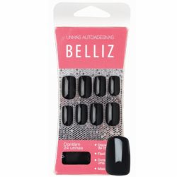 Unhas Belliz Autoadesivas Black