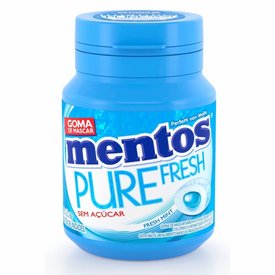 GOMA DE MASCAR MENTOS PURE FRESH MINT 56G