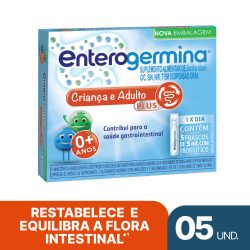 Enterogermina 4 Bcfu/5ml Com 5 Frascos
