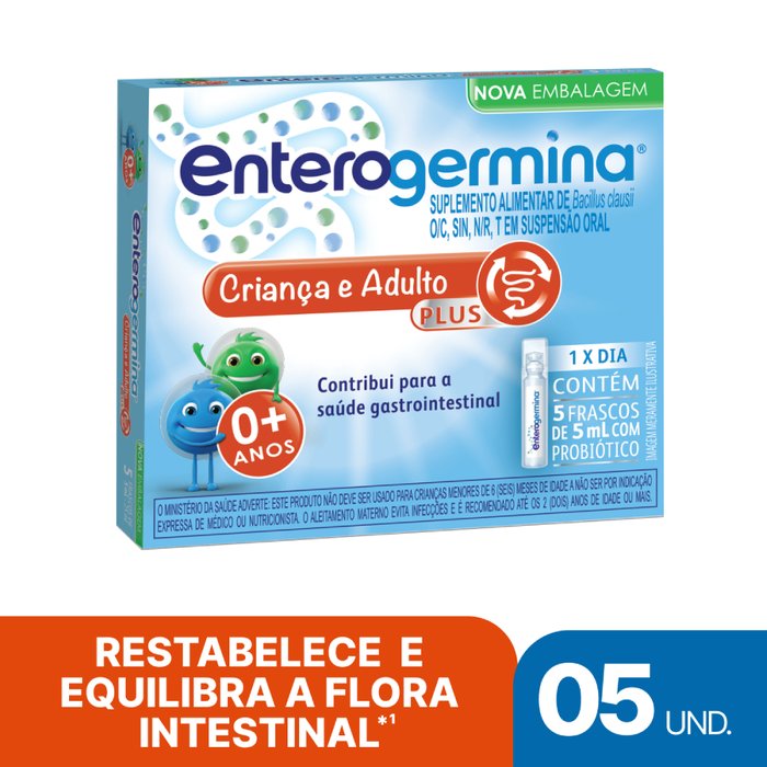 Enterogermina Plus 5x5ml Panvel Farmácias