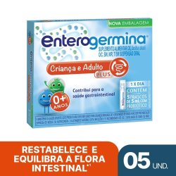 Probiótico Enterogermina Plus 5 Frascos