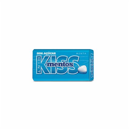PASTILHA  KISS MENTA MENTOS LATA 35G