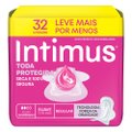 ABSORVENTE INTIMUS TODA PROTEGIDA DIA COBERTURA SUAVE COM ABAS 32 UNIDADES
