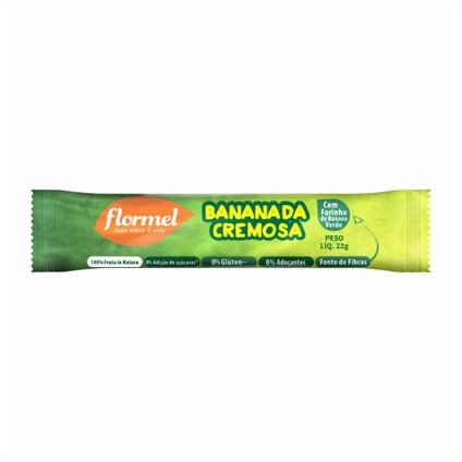 BANANADA CREMOSA ZERO FLORMEL 22G