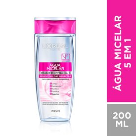 ÁGUA MICELAR L'ORÉAL PARIS 5 EM 1 200ML