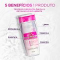 ÁGUA MICELAR L'ORÉAL PARIS SOLUÇÃO DE LIMPEZA 5 EM 1 200ML