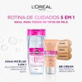 ÁGUA MICELAR L'ORÉAL PARIS SOLUÇÃO DE LIMPEZA 5 EM 1 200ML