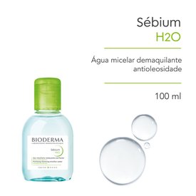 ÁGUA MICELAR SÉBIUM H2O DERMATOLÓGICA ANTIOLEOSIDADE 100ML