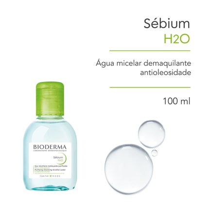 ÁGUA MICELAR SÉBIUM H2O DERMATOLÓGICA ANTIOLEOSIDADE 100ML